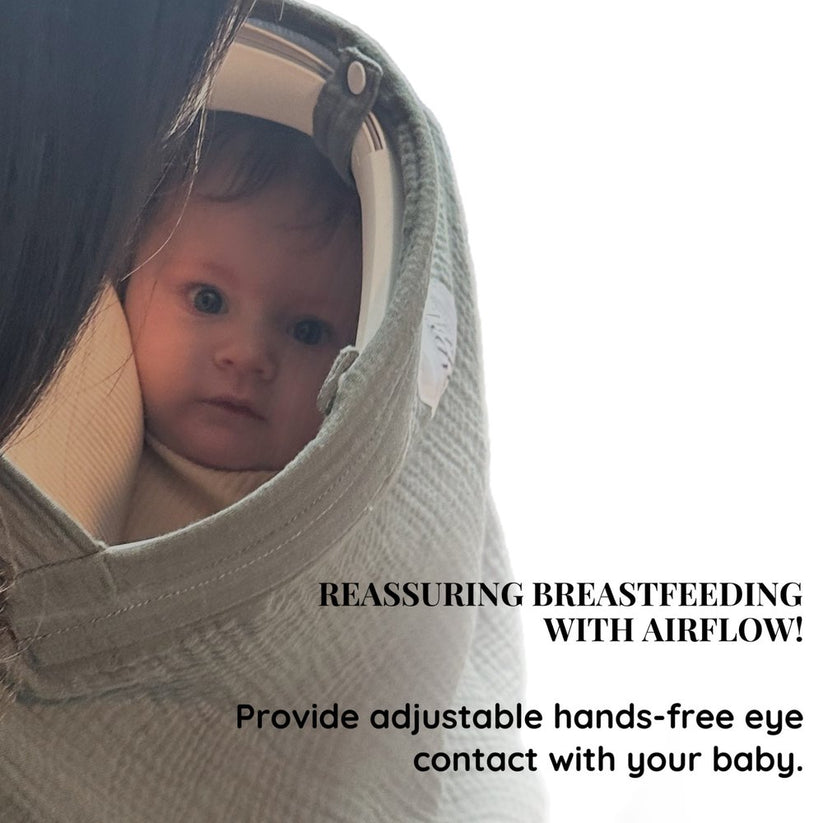 CoolNurse™ - cooling breastfeeding cover with built-In fan